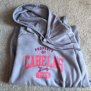 Gray Cabela’s hoodie